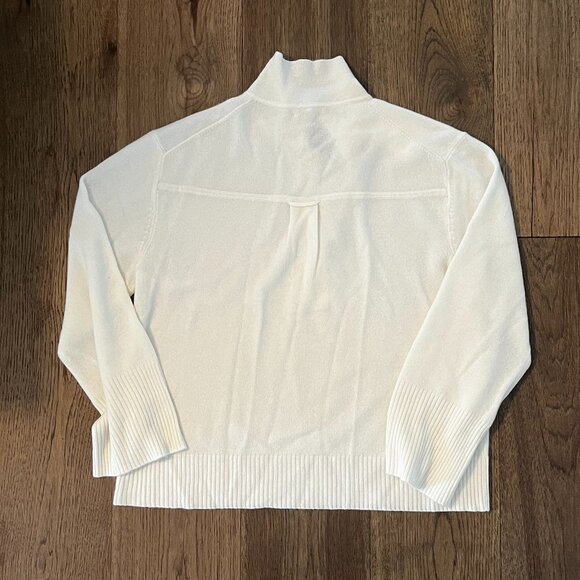 Naked Cashemere Jemma Ecru Polo Sweater - Picture 4 of 6